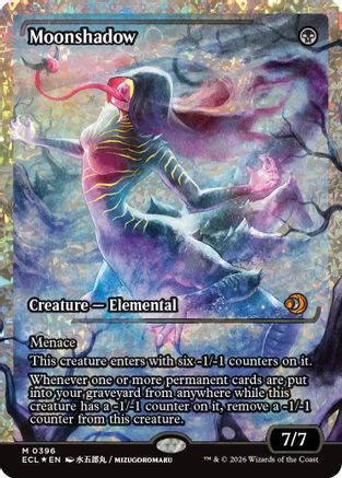 Moonshadow (0396) (Showcase) (Fracture Foil) (ECL-396)  Foil - Lorwyn Eclipsed
