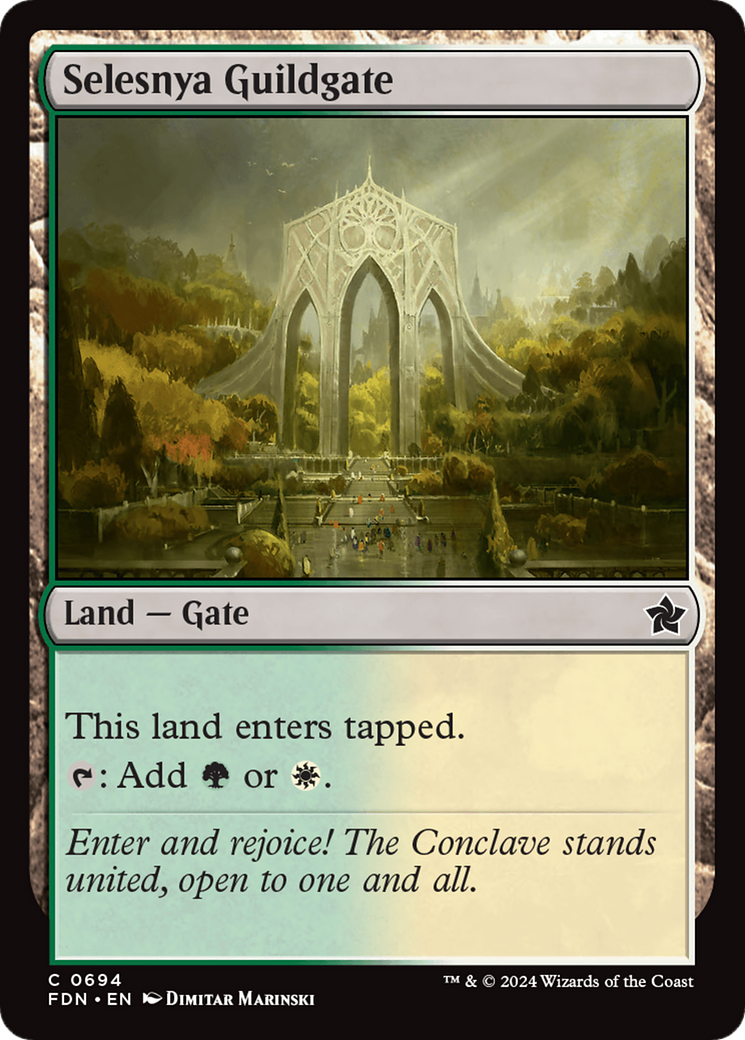 Selesnya Guildgate (FDN-694)  - Foundations