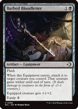 Barbed Bloodletter (ECL-086)  - Lorwyn Eclipsed