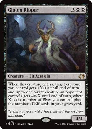 Gloom Ripper (ECL-102)  Foil - Lorwyn Eclipsed