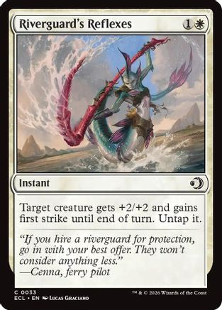 Riverguard's Reflexes (ECL-033)  Foil - Lorwyn Eclipsed