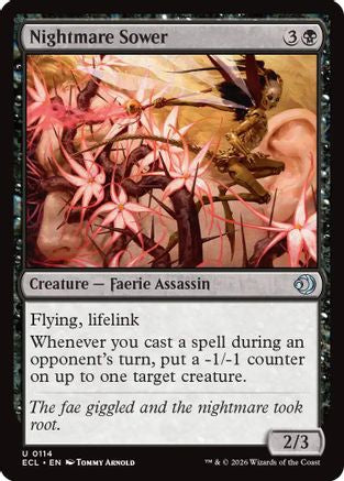 Nightmare Sower (ECL-114)  Foil - Lorwyn Eclipsed