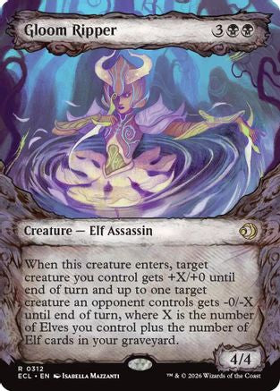 Gloom Ripper (Showcase) (ECL-312)  - Lorwyn Eclipsed