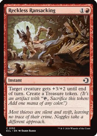 Reckless Ransacking (ECL-152)  Foil - Lorwyn Eclipsed