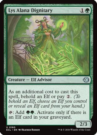 Lys Alana Dignitary (ECL-180)  Foil - Lorwyn Eclipsed