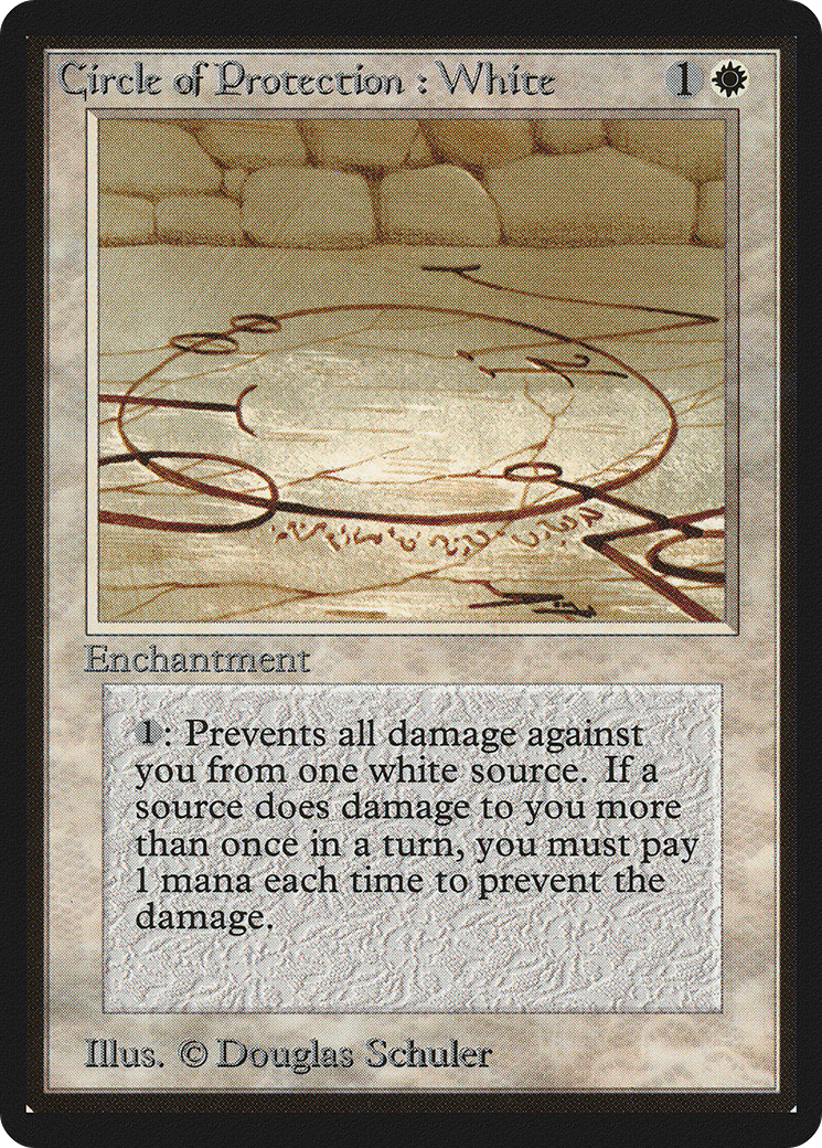 Circle of Protection: White (LEB-)  - Limited Edition Beta