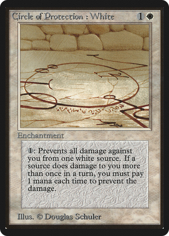 Circle of Protection: White (LEB-)  - Limited Edition Beta