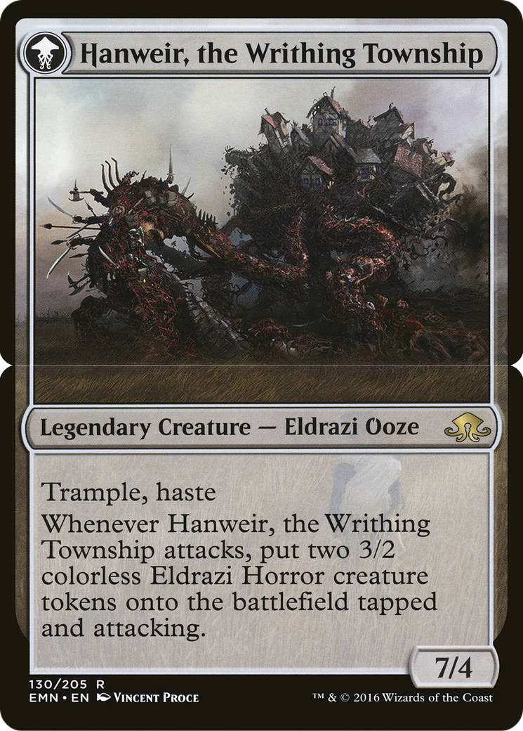 Hanweir, the Writhing Township (EMN-130B)  Foil - Eldritch Moon: (mooneldrazidfc)