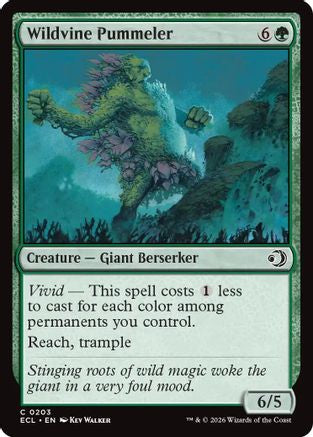 Wildvine Pummeler (ECL-203)  Foil - Lorwyn Eclipsed
