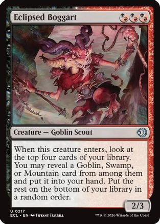 Eclipsed Boggart (ECL-217)  - Lorwyn Eclipsed