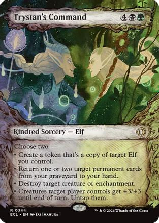 Trystan's Command (Showcase) (ECL-344)  Foil - Lorwyn Eclipsed