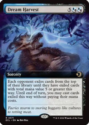 Dream Harvest (Extended Art) (ECL-371)  - Lorwyn Eclipsed