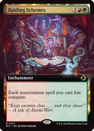 Raiding Schemes (Extended Art) (ECL-377)  Foil - Lorwyn Eclipsed