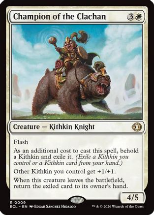 Champion of the Clachan (ECL-009)  Foil - Lorwyn Eclipsed