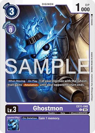 Ghostmon (EX11-048) - Dawn of Liberator