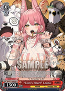 "Lion's Heart" Leona (SP) (Silver Stamp) (NIK/S117-E062SP SP) - GODDESS OF VICTORY: NIKKE