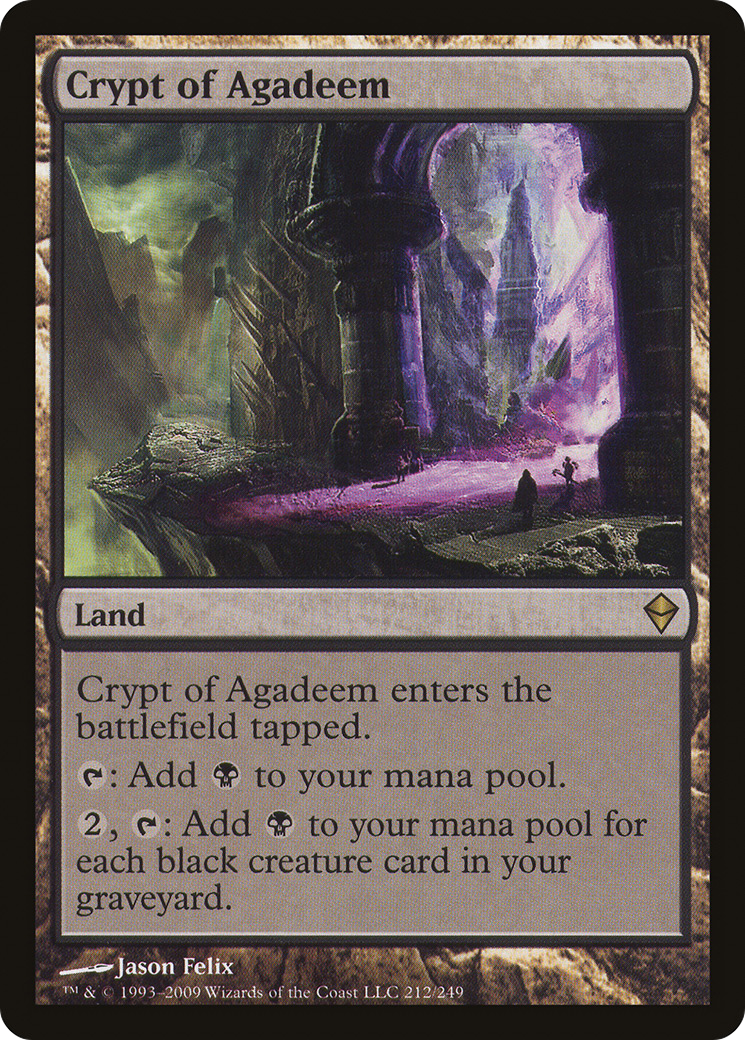 Crypt of Agadeem (ZEN-212)  - Zendikar