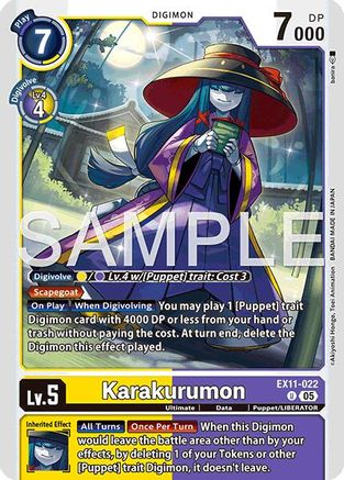 Karakurumon (EX11-022) - Dawn of Liberator