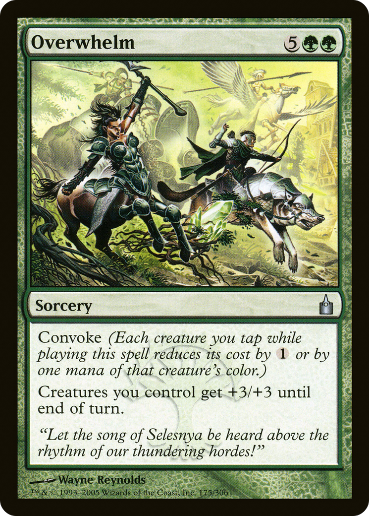 Overwhelm (RAV-175)  Foil - Ravnica: City of Guilds