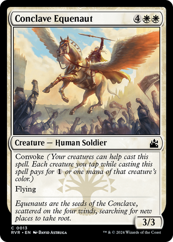 Conclave Equenaut (RVR-013)  Foil - Ravnica Remastered