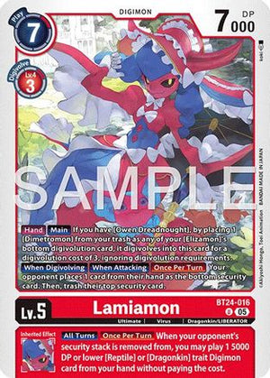 Lamiamon (BT24-016) - Time Stranger