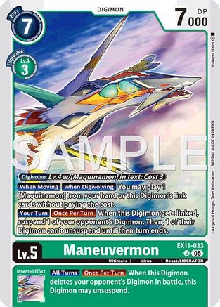 Maneuvermon (EX11-033) - Dawn of Liberator