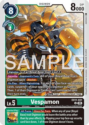 Vespamon (EX11-031) - Dawn of Liberator