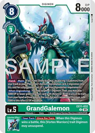 GrandGalemon (EX11-032) - Dawn of Liberator