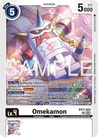 Omekamon (EX11-053) - Dawn of Liberator Foil