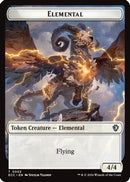 Elemental (0002) // Plant Double-Sided Token (ECC-2 // 5)  - Commander: Lorwyn Eclipsed