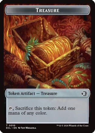 Treasure // Copy Double-Sided Token (ECC-10 // 1)  - Commander: Lorwyn Eclipsed