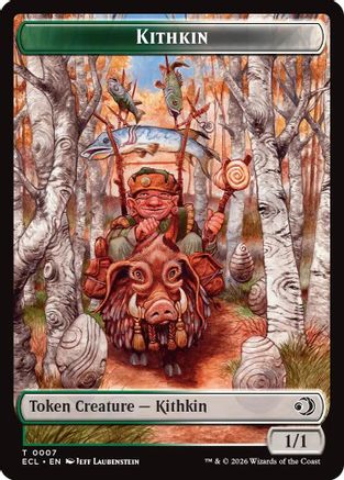 Kithkin // Treasure Double-Sided Token (ECL-7 // 10)  - Lorwyn Eclipsed
