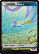 Merfolk // Worm Double-Sided Token (ECL-8 // 9)  - Lorwyn Eclipsed