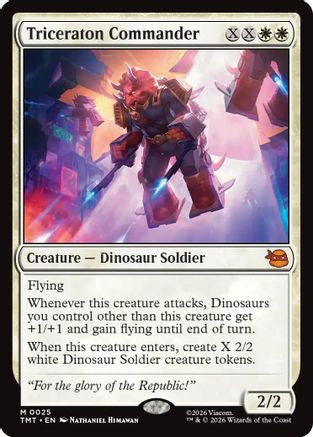Triceraton Commander (TMT-025)  Foil - Teenage Mutant Ninja Turtles