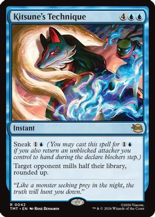 Kitsune's Technique (TMT-042)  Foil - Teenage Mutant Ninja Turtles