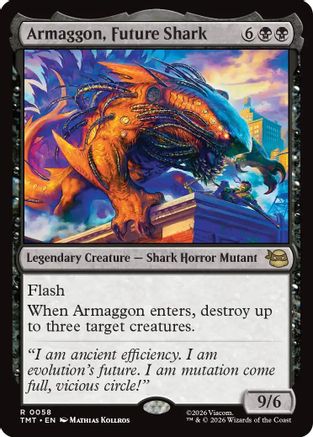Armaggon, Future Shark (TMT-058)  - Teenage Mutant Ninja Turtles