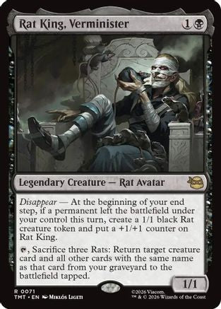 Rat King, Verminister (TMT-071)  Foil - Teenage Mutant Ninja Turtles
