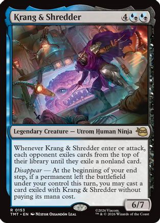 Krang & Shredder (TMT-153)  Foil - Teenage Mutant Ninja Turtles