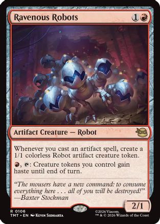 Ravenous Robots (TMT-106)  Foil - Teenage Mutant Ninja Turtles