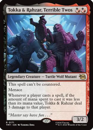 Tokka & Rahzar, Terrible Twos (TMT-171)  Foil - Teenage Mutant Ninja Turtles