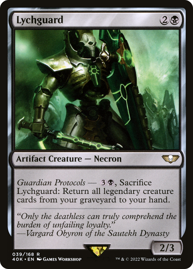 Lychguard (40K-039)  - Warhammer 40,000 Commander