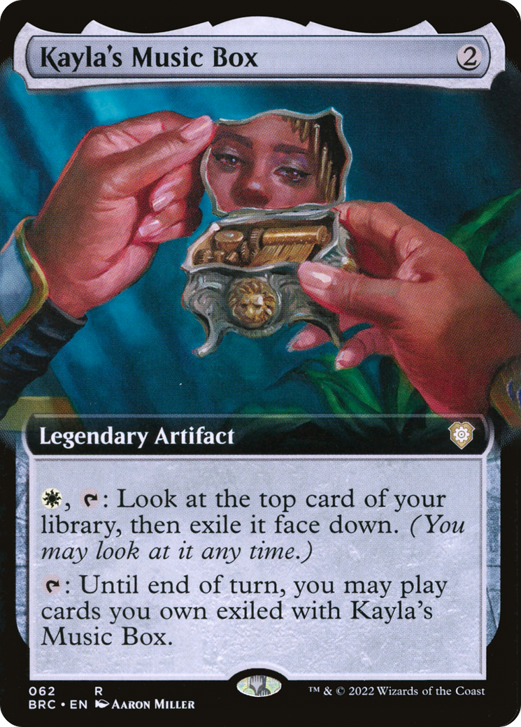 Kayla's Music Box (Extended Art) (BRC-062)  - The Brothers' War Commander: (Extended Art)