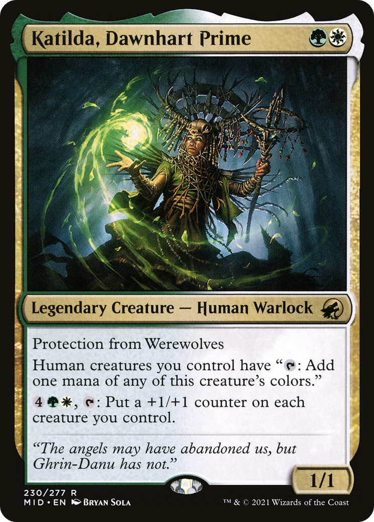 Katilda, Dawnhart Prime (MID-230)  Foil - Innistrad: Midnight Hunt