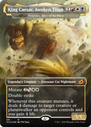 King Caesar, Awoken Titan - Snapdax, Apex of the Hunt (IKO-381)  - Ikoria: Lair of Behemoths / King Caesar, Awoken Titan (Borderless)