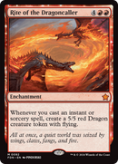 Rite of the Dragoncaller (FDN-092)  - Foundations: (enchantment)