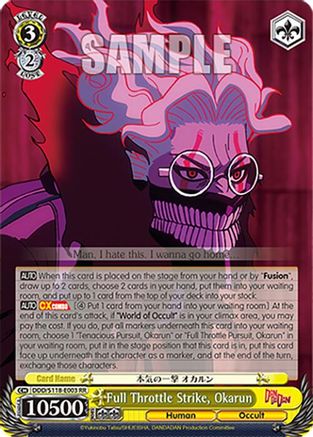 Full Throttle Strike, Okarun (DDD/S118-E003 RR) - DANDADAN