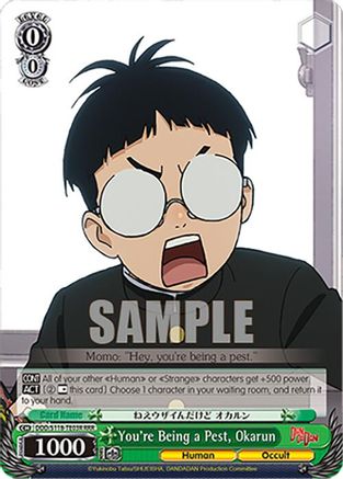 You're Being a Pest, Okarun (RRR) (DDD/S118-TE03R RRR) - DANDADAN