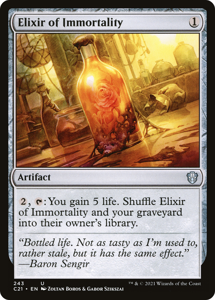 Elixir of Immortality (C21-243)  - Commander 2021