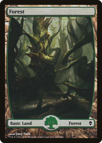 Forest (247) - Full Art (ZEN-247) - Zendikar