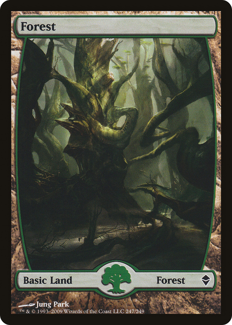 Forest (247) - Full Art (ZEN-247)  Foil - Zendikar